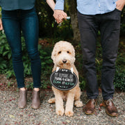 Pearhead Pet Wedding Announcement Chalkboard